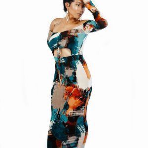 "Paint Me Bad" Bodycon dress